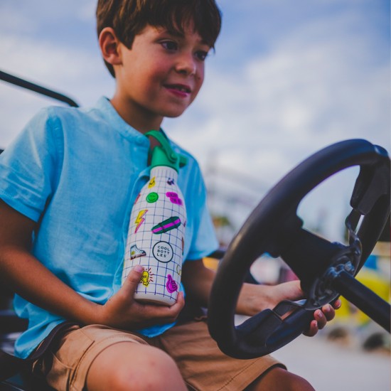 Cool Bottles steklenička iz nerjavečega jekla 500ml - Play Mode