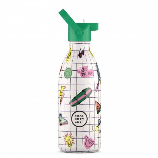Cool Bottles steklenička iz nerjavečega jekla 500ml - Play Mode