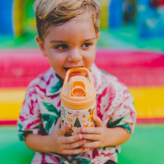 Cool Bottles Kiddie steklenička iz nerjavečega jekla 350ml - Woodland Buddies