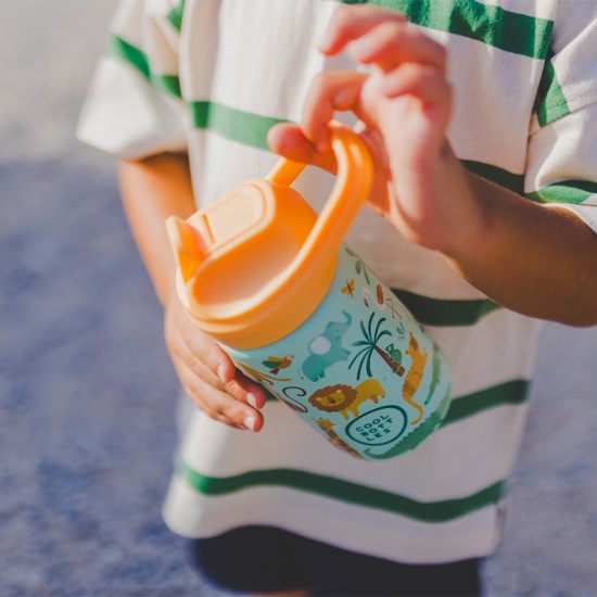 Cool Bottles Kiddie steklenička iz nerjavečega jekla 350ml - Wild Crew