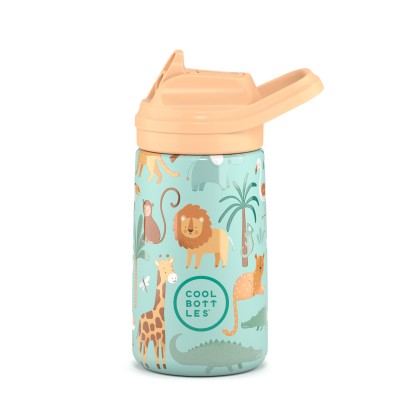 Cool Bottles Kiddie steklenička iz nerjavečega jekla 350ml - Wild Crew