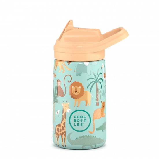 Cool Bottles Kiddie steklenička iz nerjavečega jekla 350ml - Wild Crew