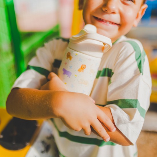 Cool Bottles Kiddie steklenička iz nerjavečega jekla 350ml - Roar Time