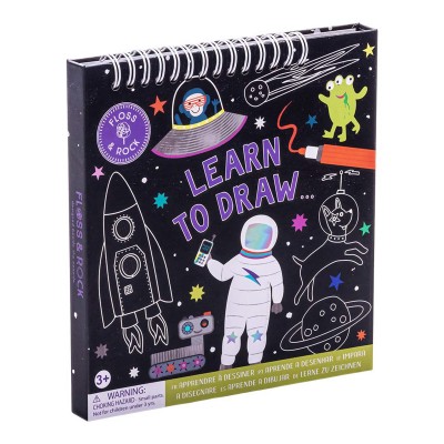 Floss&Rock® Knjižica za učenje risanja Learn to Draw Space