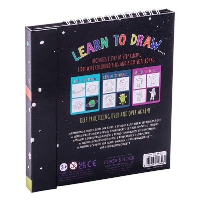 Floss&Rock® Knjižica za učenje risanja Learn to Draw Space