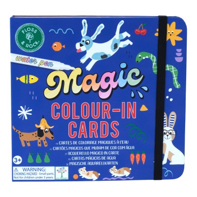 Floss&Rock® Čarobna vodna pobarvanka Magic Colour-In Cards Pets