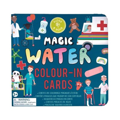 Floss&Rock® Čarobna vodna pobarvanka Magic Colour-In Cards Happy Hospital
