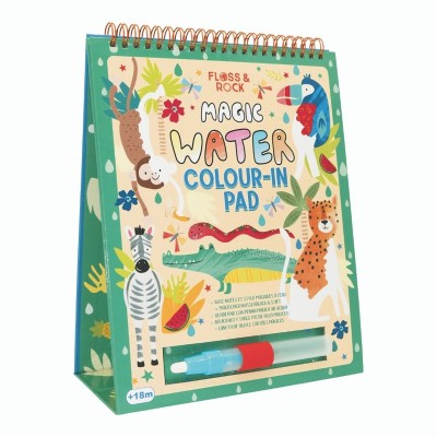 Floss&Rock® Čarobna vodna pobarvanka Magic Colour-In Pad Jungle