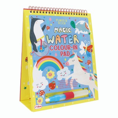 Floss&Rock® Čarobna vodna pobarvanka Magic Colour-In Pad Rainbow Fairy