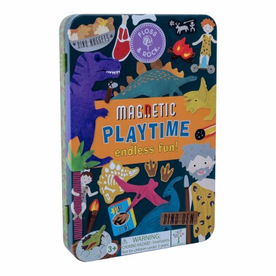 Floss&Rock® Magnetni kovček Magnetic Playtime Dino