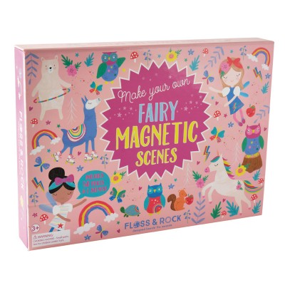 Floss&Rock® Magnetna knjigica Magnetic Play Scenes Rainbow Fairy