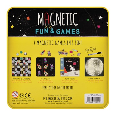 Floss&Rock® Magnetne družabne igre Magnetic Fun&Games Space
