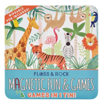 Floss&Rock® Magnetne družabne igre Magnetic Fun&Games Jungle