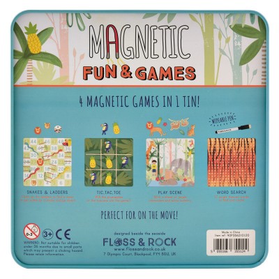 Floss&Rock® Magnetne družabne igre Magnetic Fun&Games Jungle