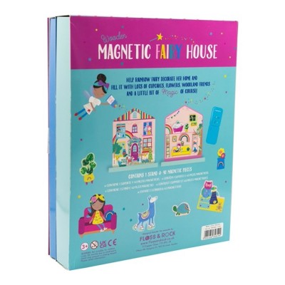 Floss&Rock® Magnetna lesena hiška Magnetic Fairy House