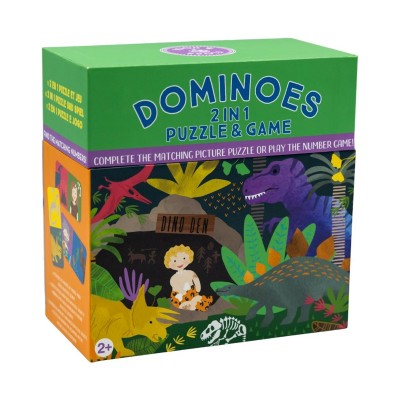 Floss&Rock® Aktivnostna igra Dominoes Dino