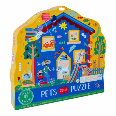 Floss&Rock® Sestavljanka Jigsaw Puzzle Pets (80 kosov)