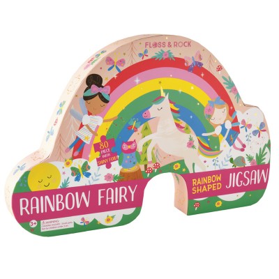 Floss&Rock® Sestavljanka Jigsaw Puzzle Rainbow Fairy (80 kosov)