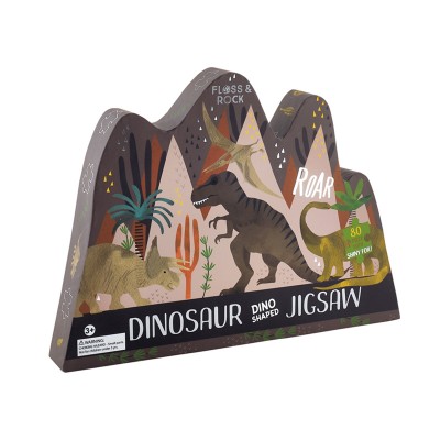 Floss&Rock® Sestavljanka Jigsaw Puzzle Dinosaur (80 kosov)