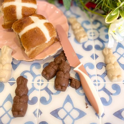 Kiddikutter - Otroški varni kuhinjski nož - Dusky Rose