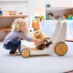 Kinderfeets® Lesen voziček za igrače in urjenje hoje White