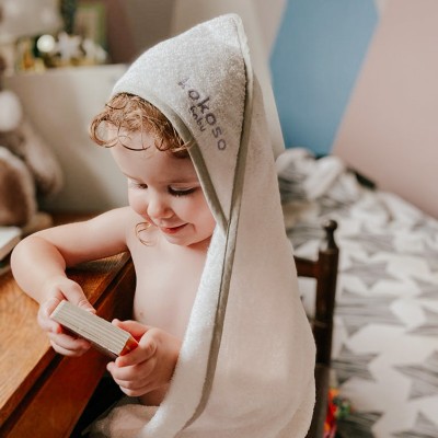 Kokoso Baby® Otroška brisača s kapuco 75x75cm