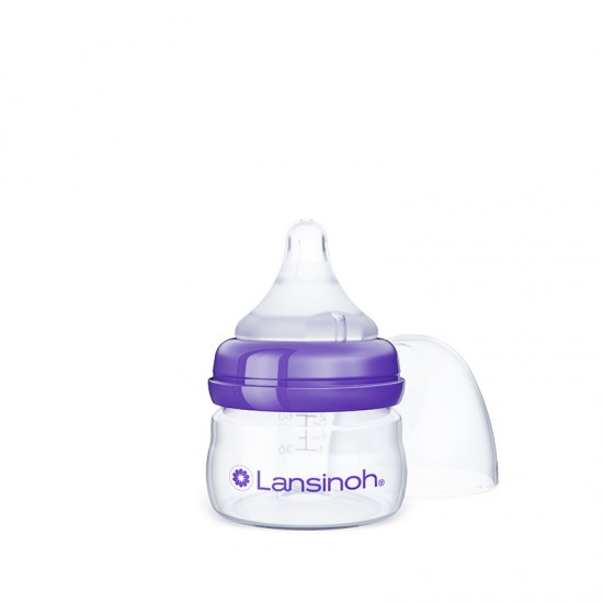 Lansinoh® Začetni set stekleničk 60 ml in 160 ml (xs in s)