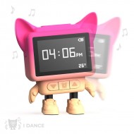 MOB  Multifunkcijska otroška ura Dancing Clock - Pink