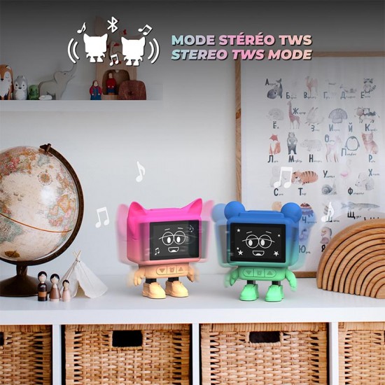 MOB  Multifunkcijska otroška ura Dancing Clock - Pink  - POŠKODOVANA EMBALAŽA MOB  Multifunkcijska otroška ura Dancing Clock - Pink  - POŠKODOVANA EMBALAŽA
