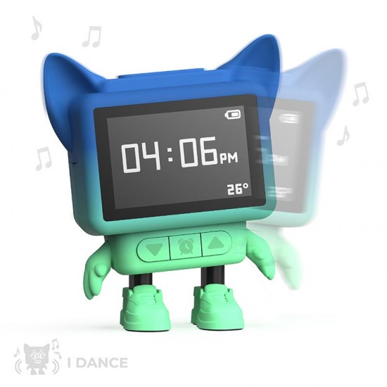MOB  Multifunkcijska otroška ura s pomirjujočimi zvoki Dancing Clock - Blue MOB  Multifunkcijska otroška ura s pomirjujočimi zvoki Dancing Clock - Blue