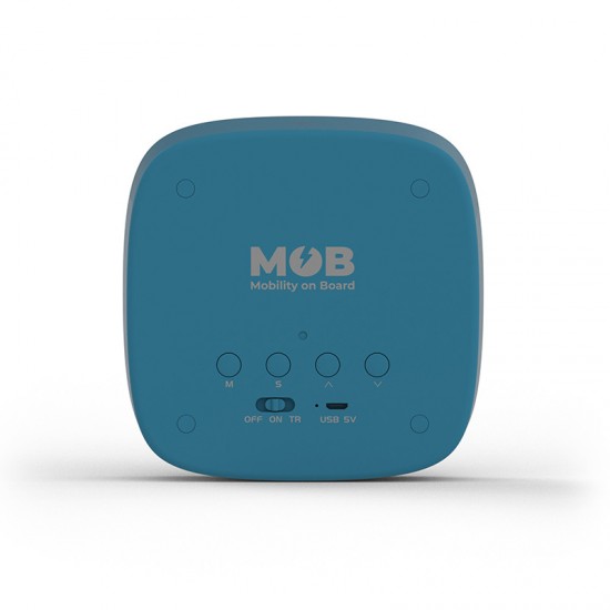 MOB Lučka in Budilka Billy Clock Dark - Blue