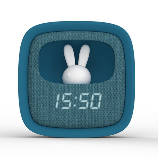 MOB Lučka in Budilka Billy Clock Dark - Blue