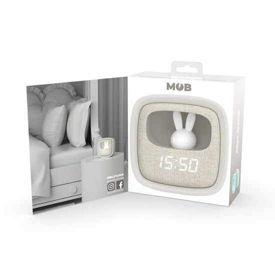 MOB Lučka in Budilka Billy Clock Grey