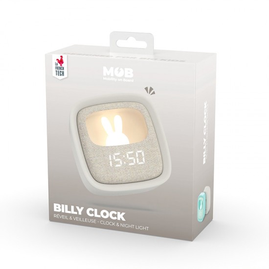 MOB Lučka in Budilka Billy Clock Grey
