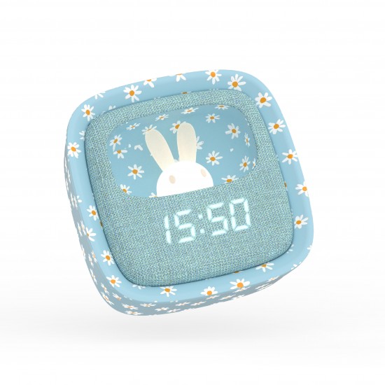 MOB Lučka in Budilka Billy Clock - Blue Flower