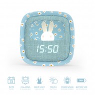MOB Lučka in Budilka Billy Clock - Blue Flower
