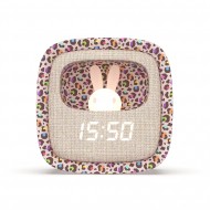 MOB Lučka in Budilka Billy Clock - Rainbow Leopard