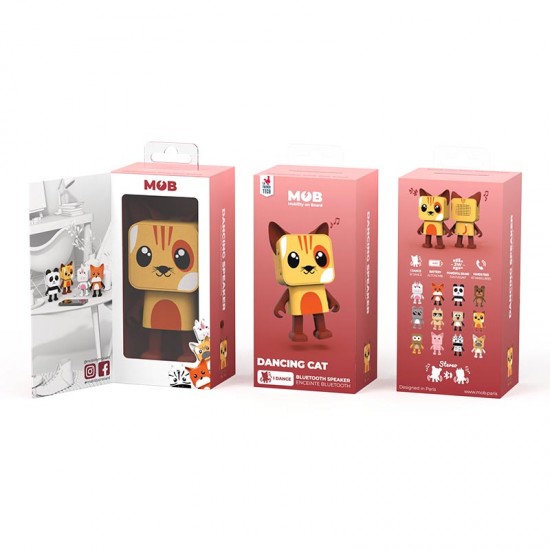 MOB - Bluetooth zvočnik plesoča živalica - Cat