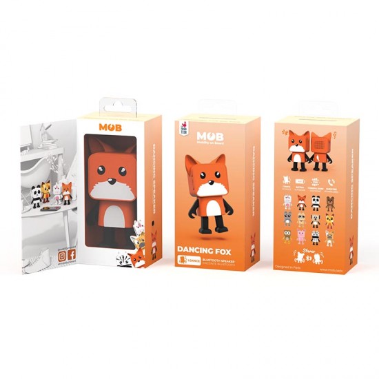 MOB - Bluetooth zvočnik plesoča živalica - Fox