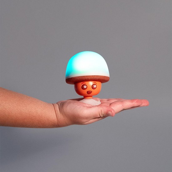 MOB - Mehka lučka in Bluetooth zvočnik Mega Mush - Red