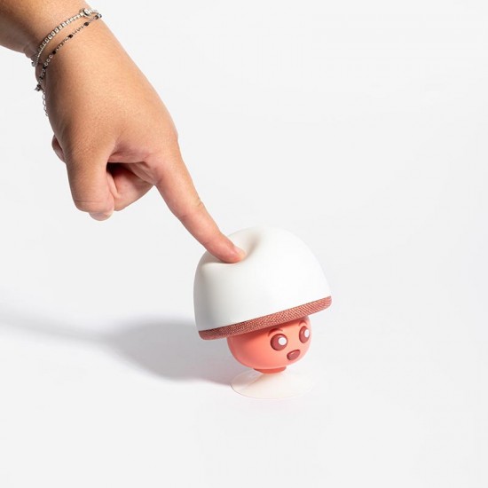 MOB - Mehka lučka in Bluetooth zvočnik Mega Mush - Red