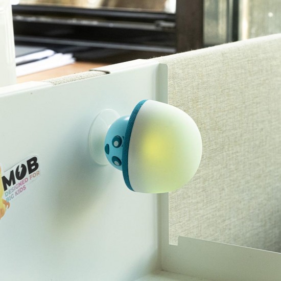 MOB - Mehka lučka in Bluetooth zvočnik Mega Mush - Blue