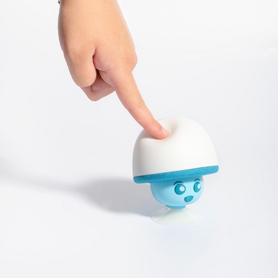 MOB - Mehka lučka in Bluetooth zvočnik Mega Mush - Blue