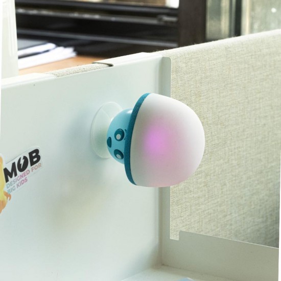 MOB - Mehka lučka in Bluetooth zvočnik Mega Mush - Blue