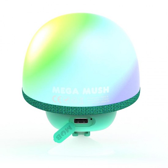 MOB - Mehka lučka in Bluetooth zvočnik Mega Mush - Green