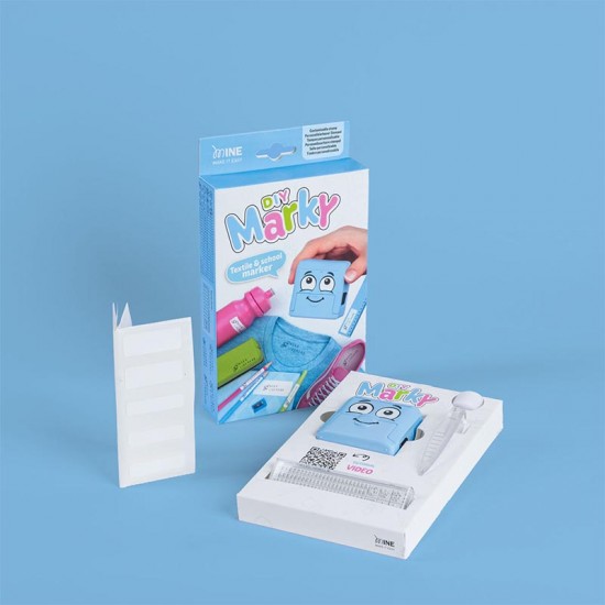Marky DIY - Štampiljka za označevanje tekstila – Blue