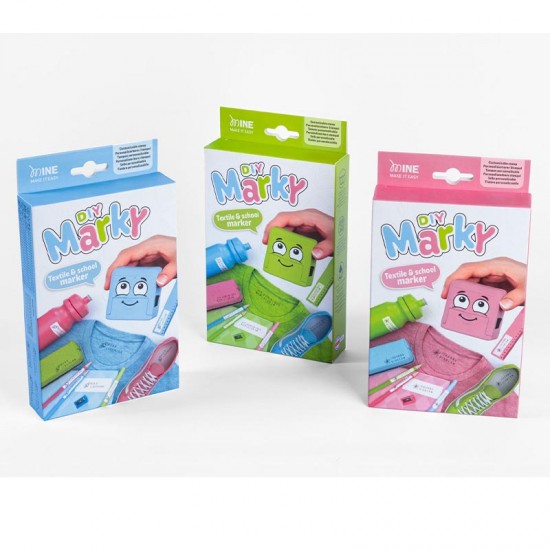 Marky DIY - Štampiljka za označevanje tekstila – Blue