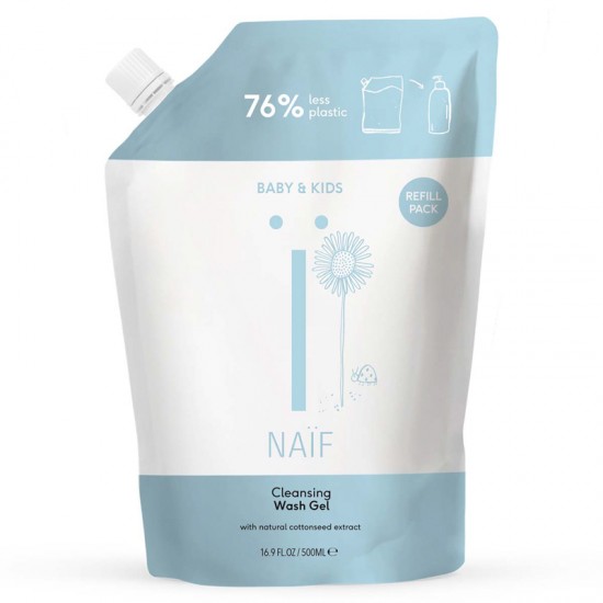 Naïf® Čistilni gel za umivanje - polnilo 500ml