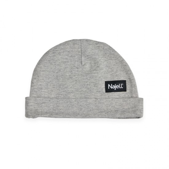 Najell® Beanie otroška kapa - Melange Gray (36/38)