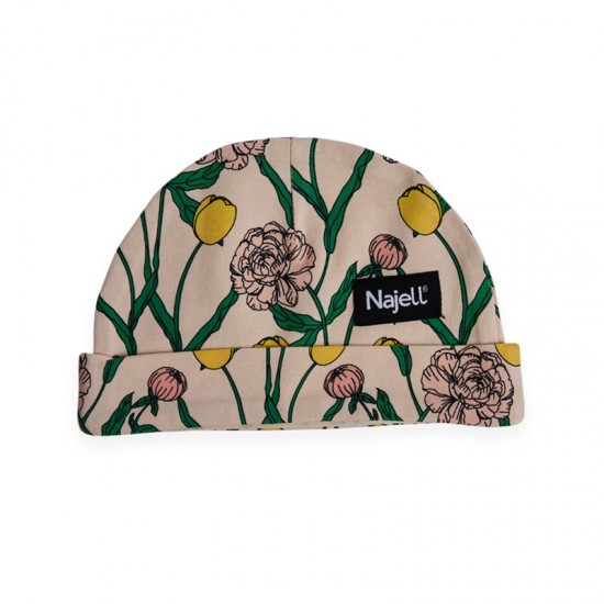 Najell® Beanie otroška kapa - Peony Pink (36/38)